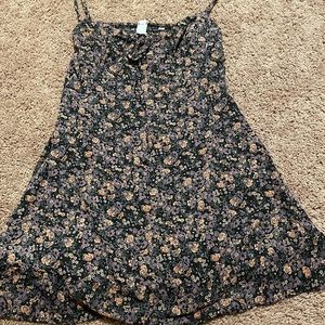 Dress with tie straps